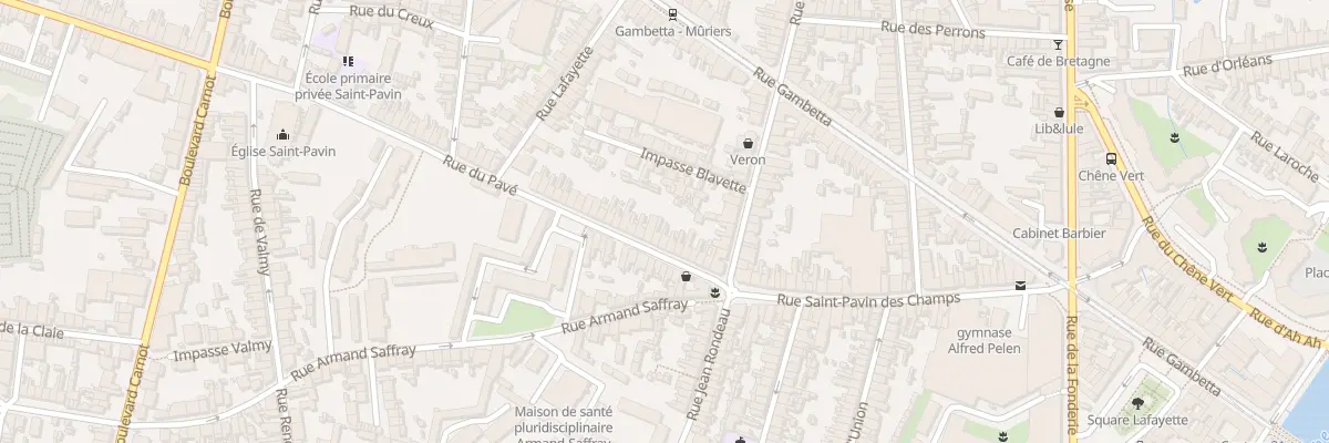 Plan du 17 Rue du Pave au Mans