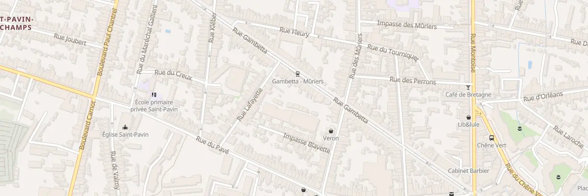 Plan du 165 Rue Gambetta au Mans