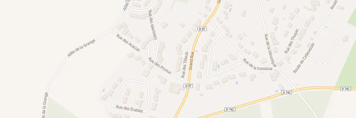 Plan du 4 Rue des Tilleuls à Celle-Lévescault