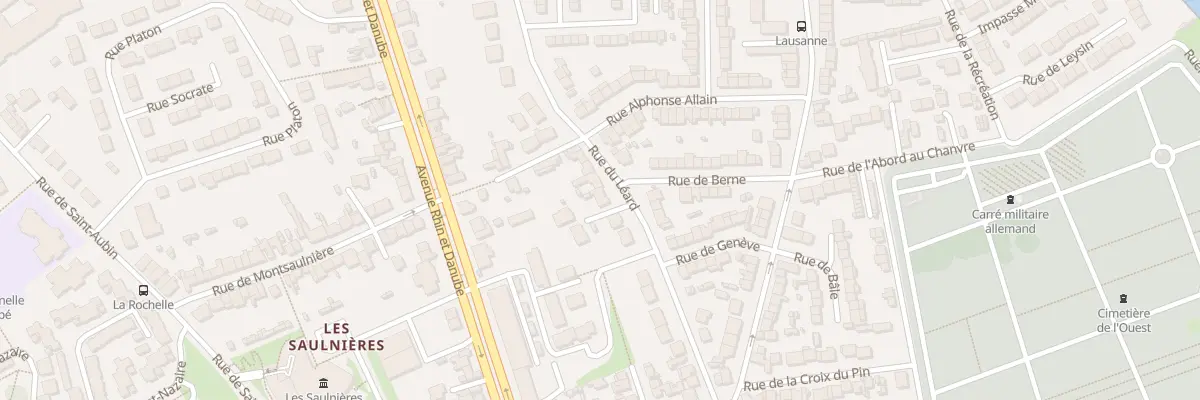 Plan du 39 Rue du Leard au Mans