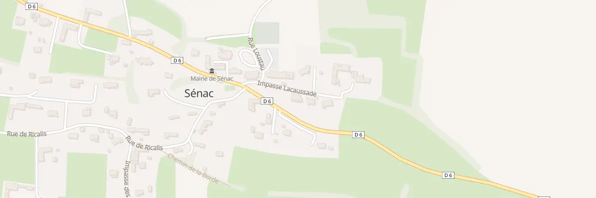 Plan du 4 Tailleurgat à Sénac
