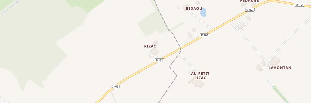 Plan du 1610 Chem de Rizac à Ramouzens