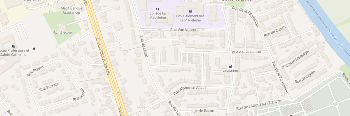 Plan du 40 Rue Marcel Grassin au Mans