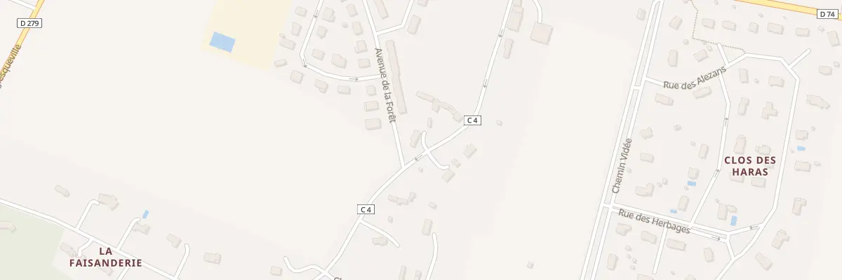 Plan du 5036 Chem des Fossés à Saint-Gatien-des-Bois