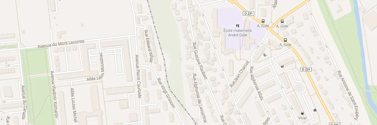 Plan du 1 Rue Alphonse de Lamartine à Harfleur