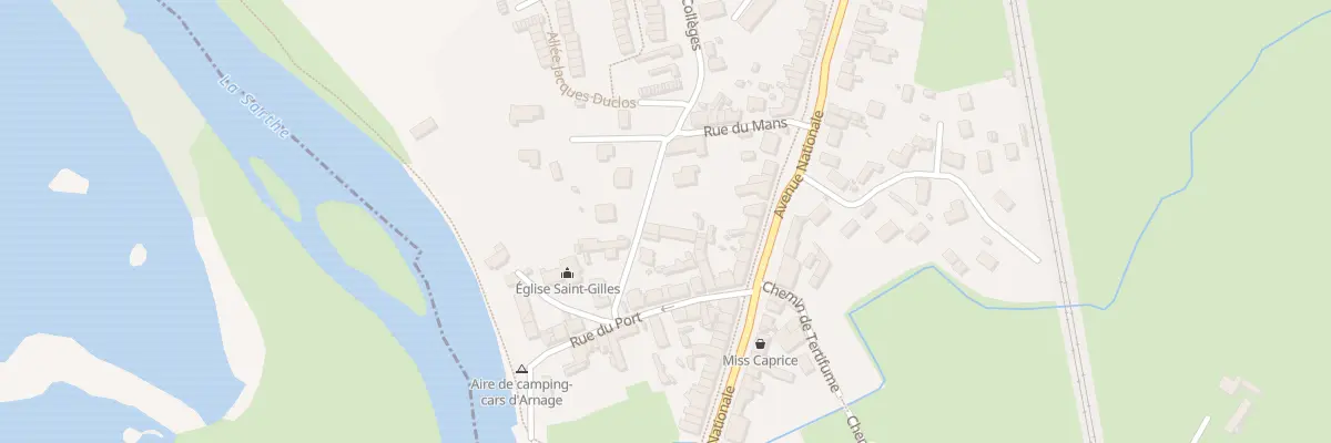 Plan du 4 Rue des Collèges à Arnage