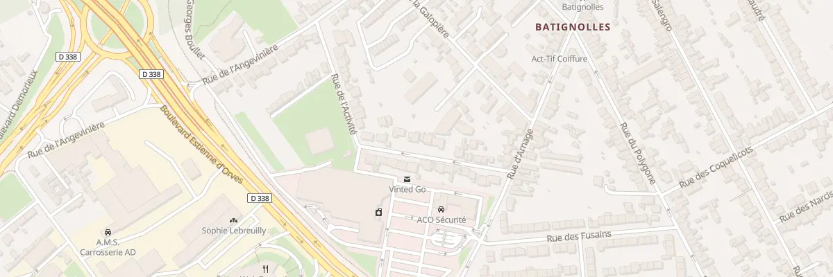 Plan du 14 Rue de l’Activité au Mans