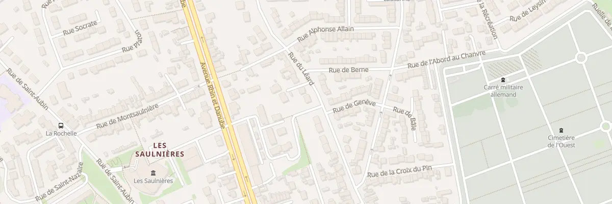 Plan du 33 Rue du Leard au Mans