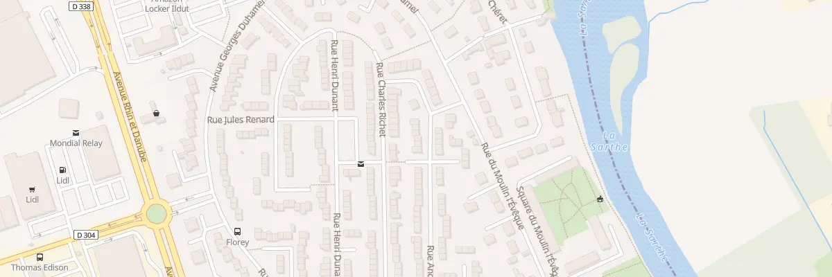 Plan du 47 Rue André Gide au Mans