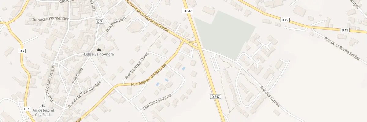 Plan du 3 Rue Alienor d’Aquitaine à Mirebeau