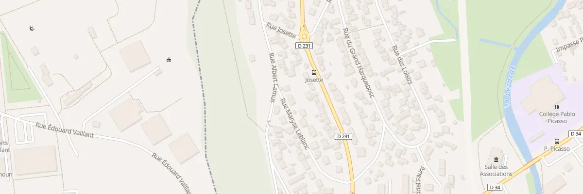 Plan du 20 Rue Maryse Leblanc à Harfleur