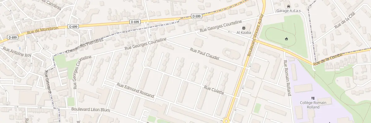 Plan du 560 Rue Paul Cezanne à Soyaux