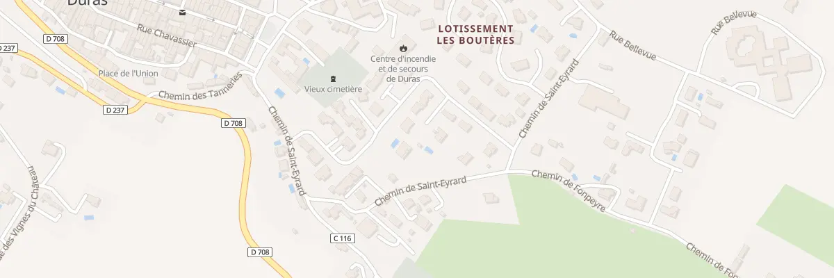 Plan de Imp des Bouteres à Duras