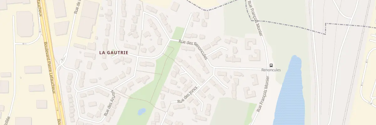Plan du 3 Imp des Orchidées à Arnage
