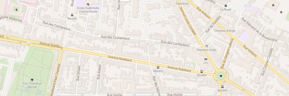 Plan du 143 Rue des Muriers au Mans