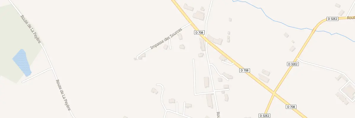 Plan du 91 Le Bourg Nord à Fougueyrolles
