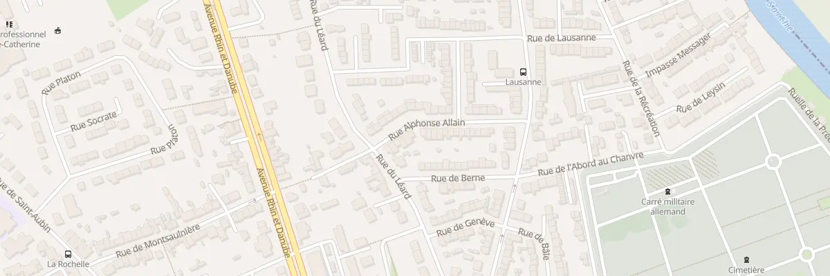 Plan du 27 Rue Alphonse Allain au Mans