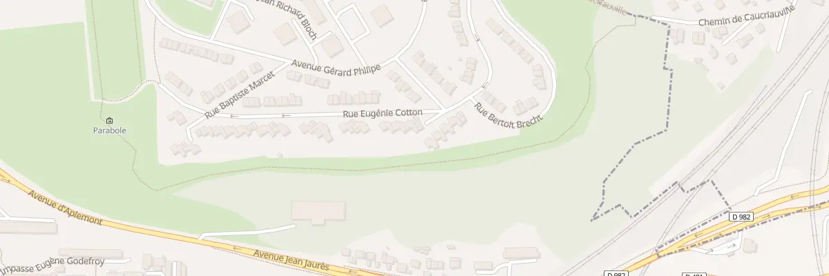 Plan du 38 Rue Eugénie Cotton au Havre