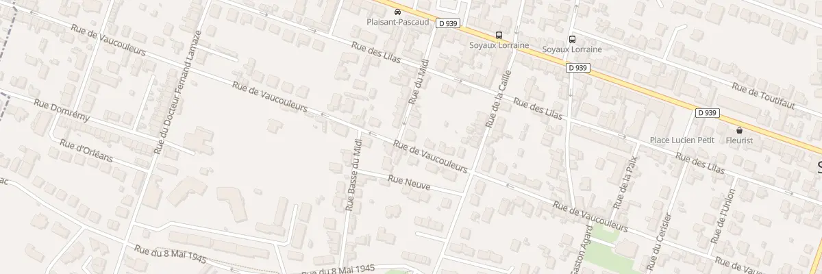 Plan du 12 Rue du Midi à Soyaux