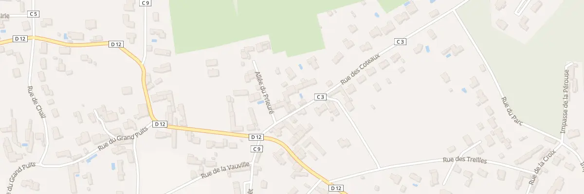 Plan du 1 Rue des Coteaux à Vouillé