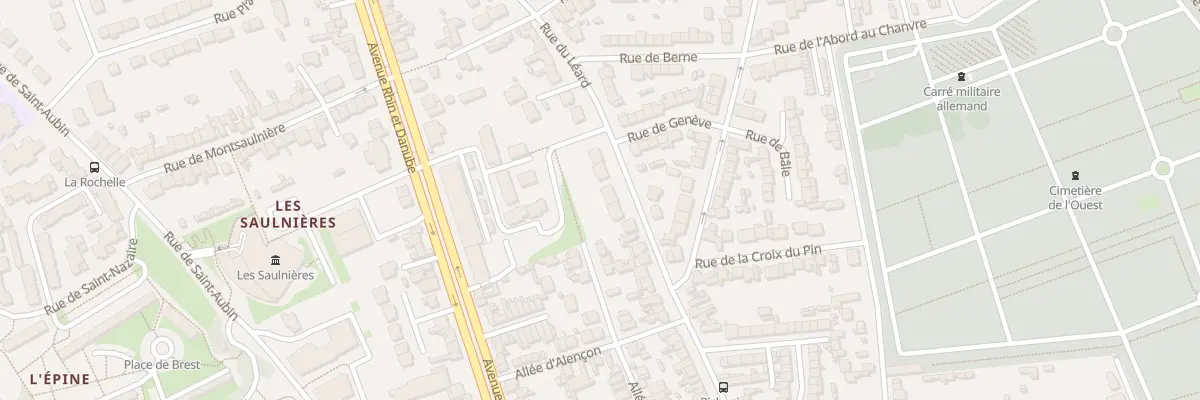 Plan du 15 Rue du Leard au Mans