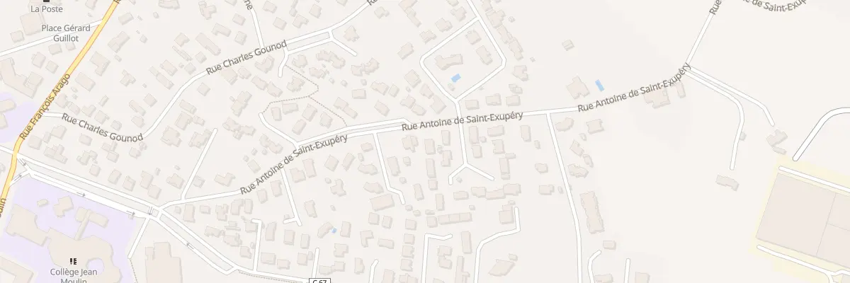 Plan du 30 Rue A de Saint Exupery à Marmande