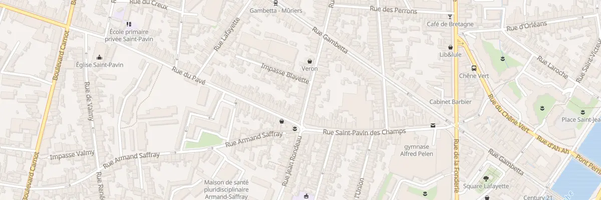 Plan du 7 Rue des Muriers au Mans