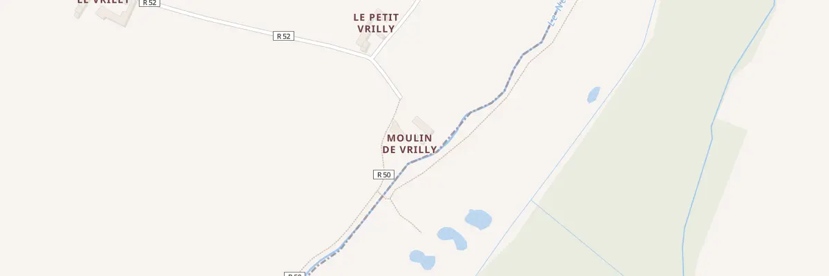 Plan du 4 Che de Vrilly à Seuilly