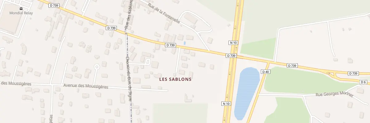 Plan du 9 Les Pastourets à Puyréaux