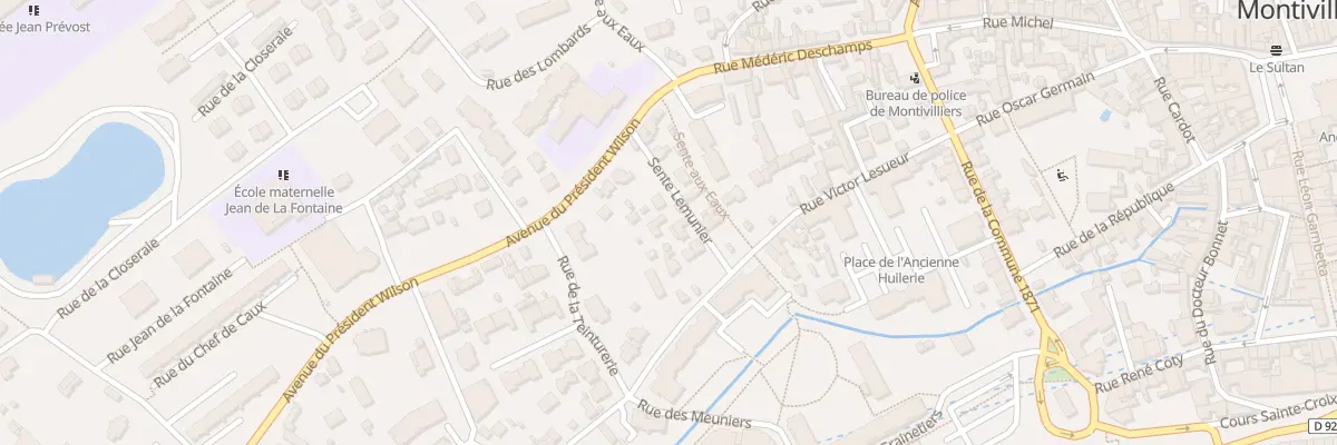 Plan du 4 Sen Lemunier à Montivilliers