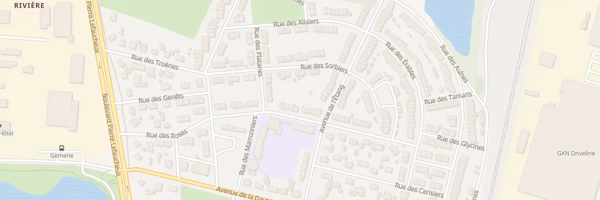 Plan du 21 Rue des Pêchers à Arnage