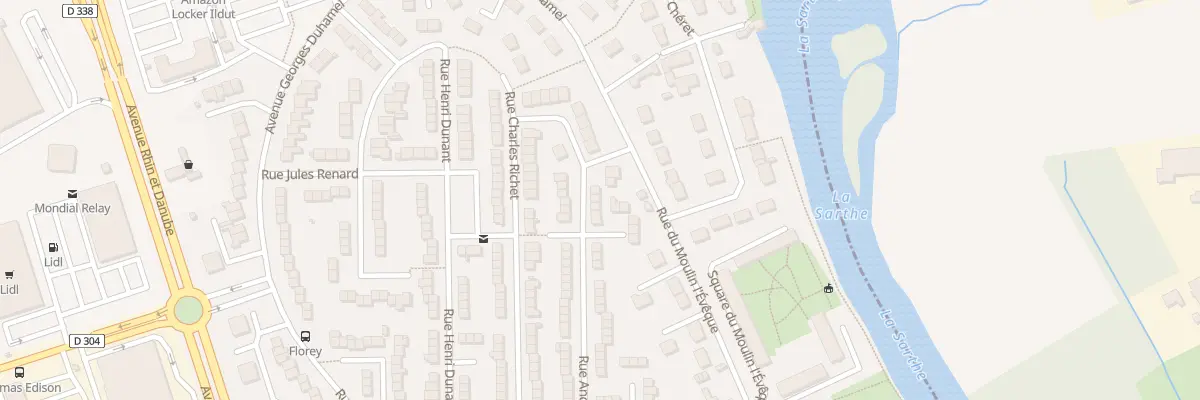 Plan du 52 Rue André Gide au Mans