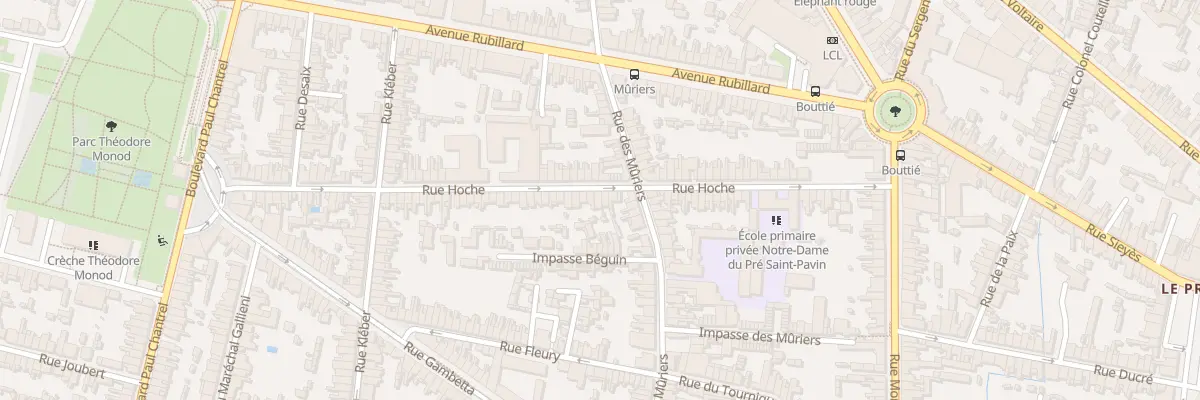 Plan du 67 Rue Hoche au Mans