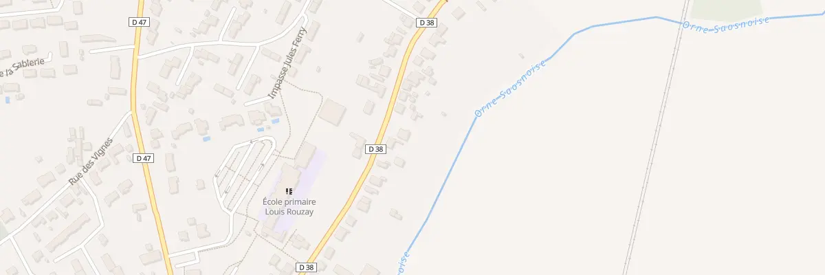 Plan du 55 Rue Paillard Duclere à Montbizot