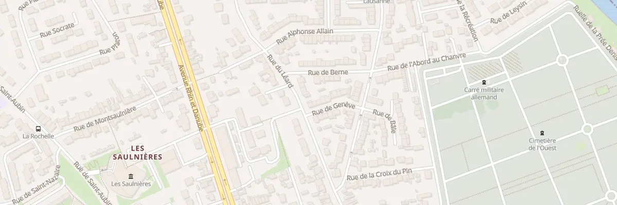 Plan du 18 Rue de Geneve au Mans