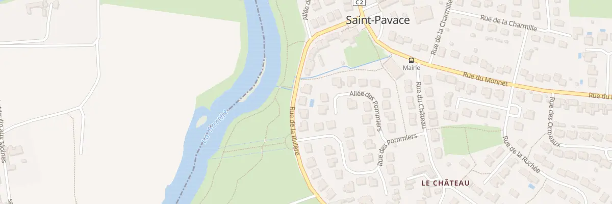 Plan du 19 Rue de la Riviere à Saint-Pavace