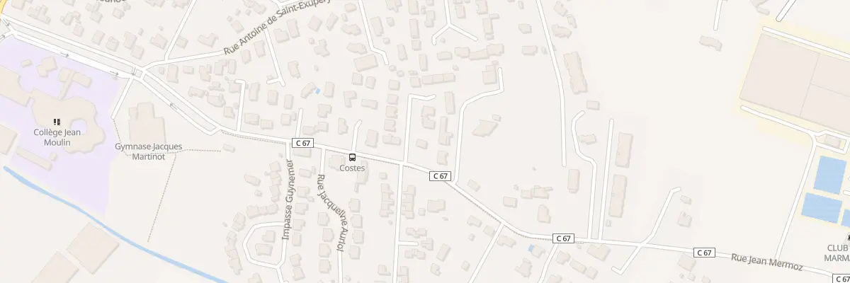 Plan du 49 Rue Jean Mermoz à Marmande
