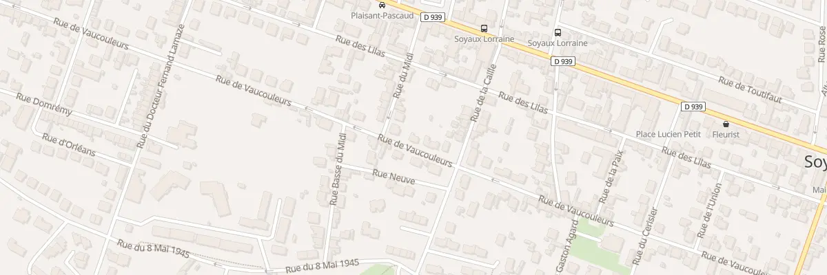 Plan du 59 Rue de Vaucouleurs à Soyaux