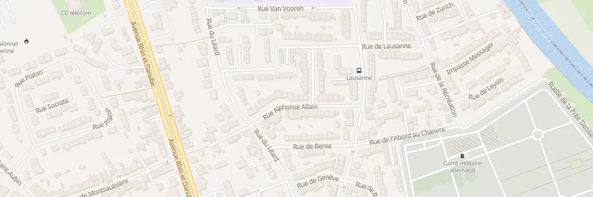 Plan du 18 Rue Alphonse Allain au Mans