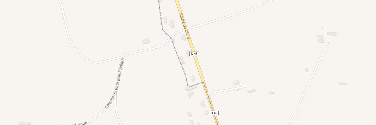 Plan du 4 Rte de Dives à Ouilly-le-Vicomte