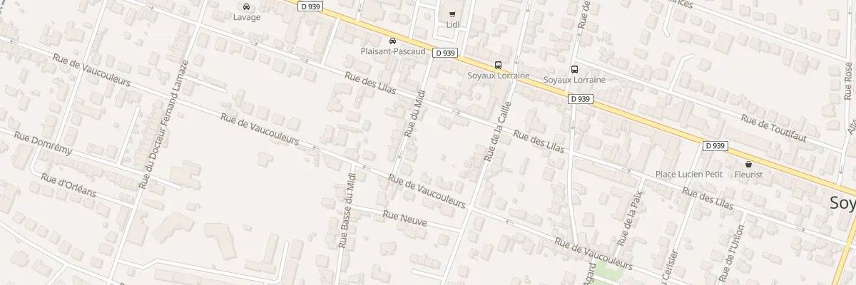 Plan du 6 Rue du Midi à Soyaux