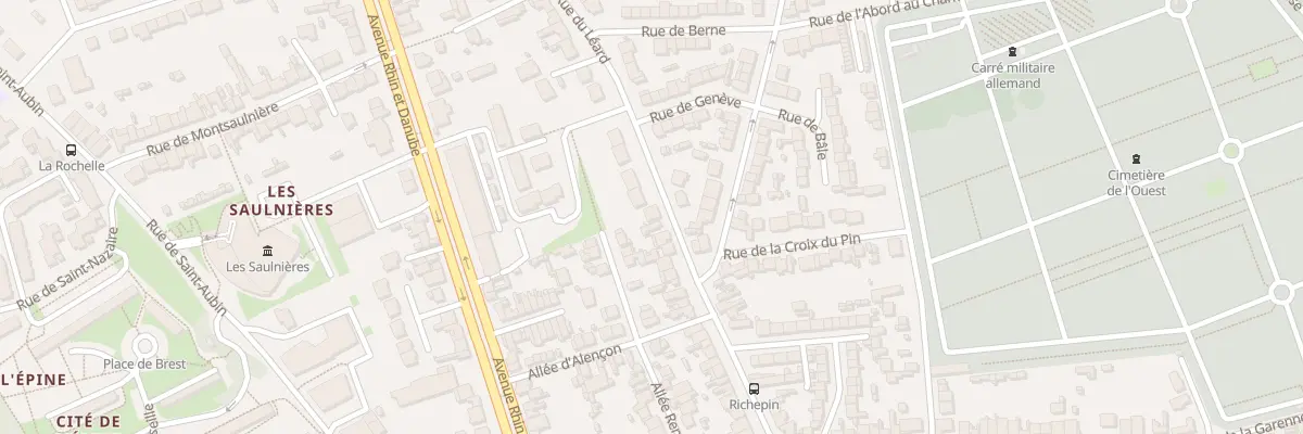 Plan du 11 Rue du Leard au Mans