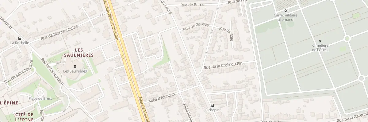 Plan du 9 Rue du Leard au Mans