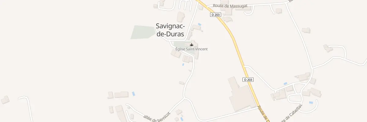 Plan du 4 Savignac à Savignac-de-Duras