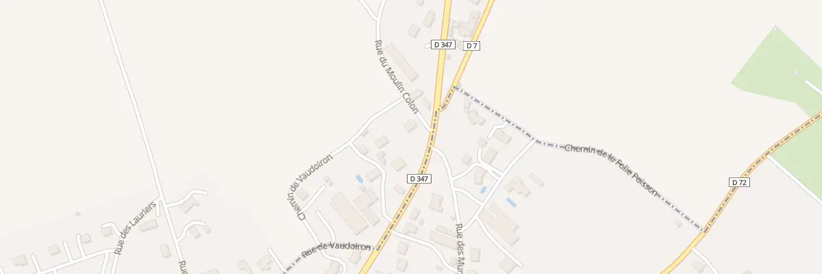Plan du 1 Rue du Moulin Colon à Chouppes
