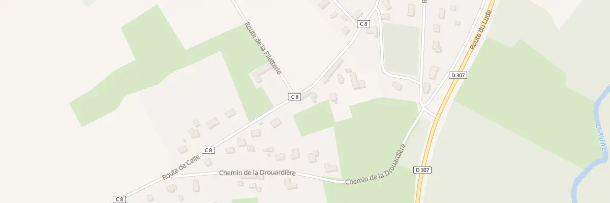 Plan du 397 Rte de Celle à Pontvallain