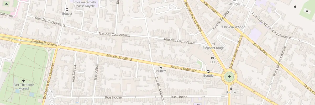 Plan du 138 Rue des Muriers au Mans