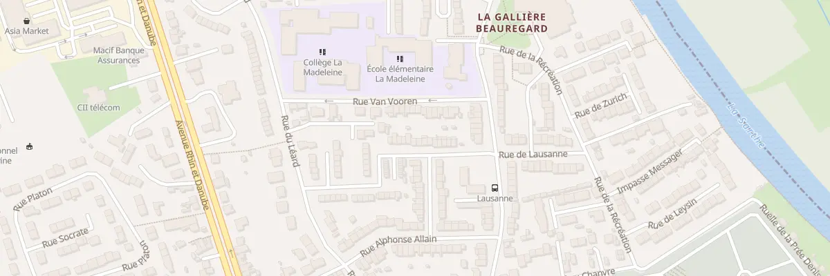 Plan du 20 Rue Marcel Grassin au Mans