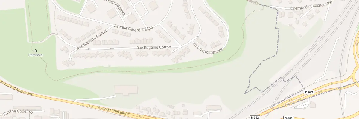 Plan du 42 Rue Eugénie Cotton au Havre