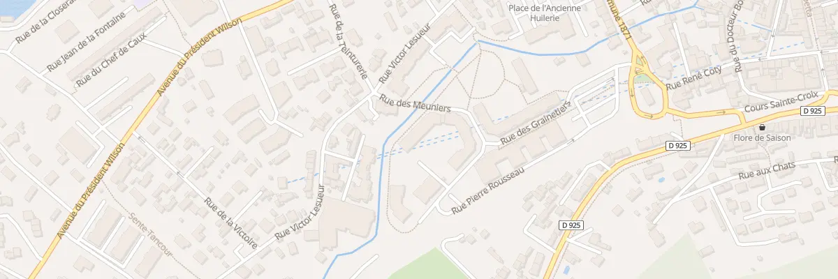 Plan du 4 Rue des Meuniers à Montivilliers